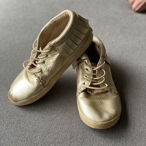 Freshly Picked metallic moccasin sneaker
